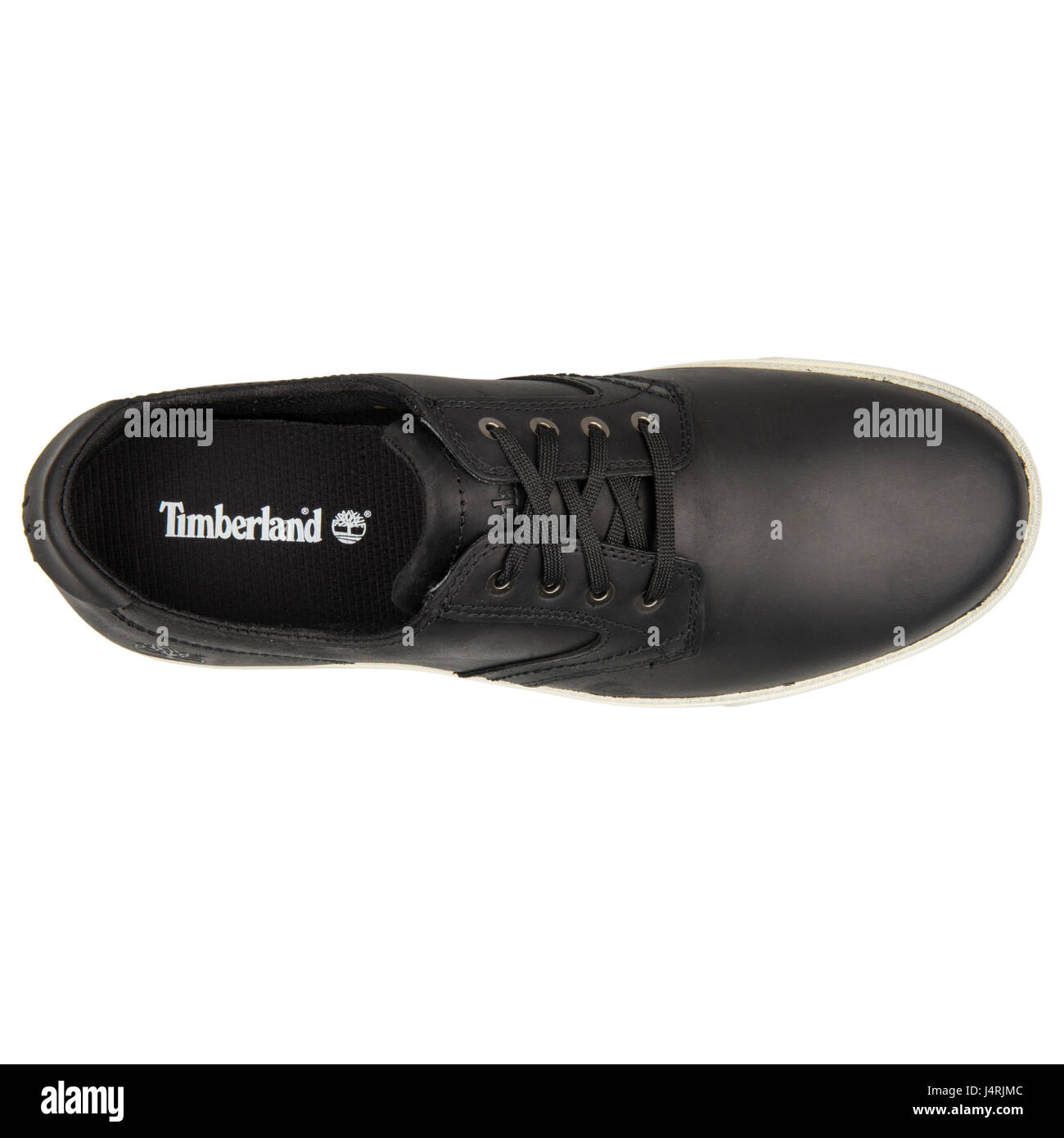 Timberland Fulk LP Ox Black Leather Shoes - A13E4 Stock Photo - Alamy