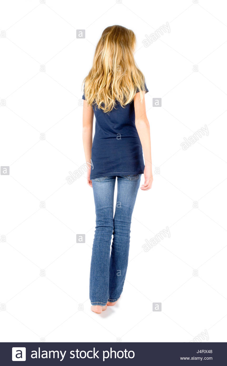 girls in denim jeans