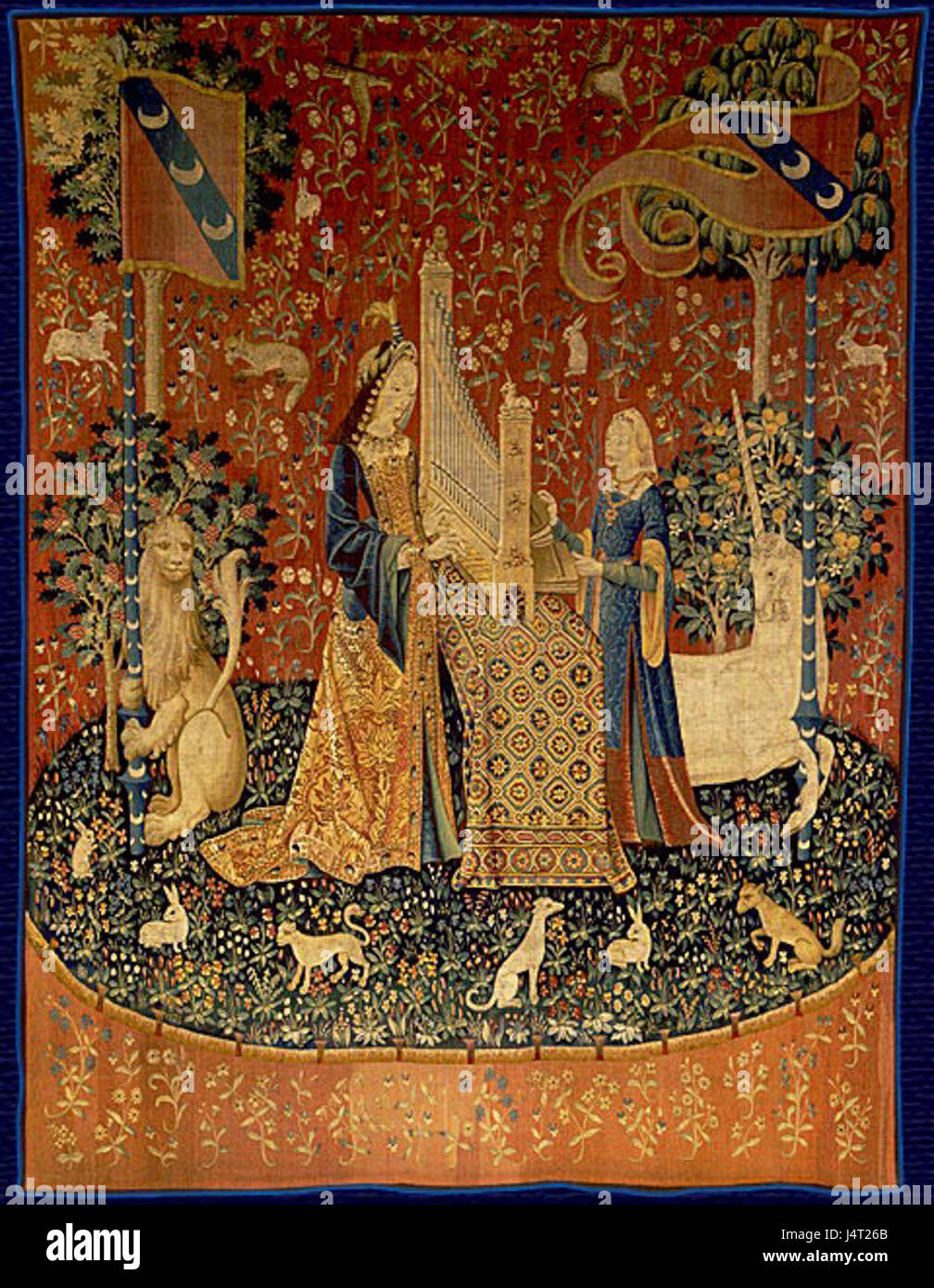 The Lady and the Unicorn is a famous series of tapestries from the late ...