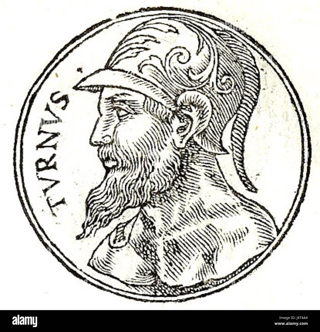 A reference to Turnus, a figure from Roman mythology, often depicted in ...