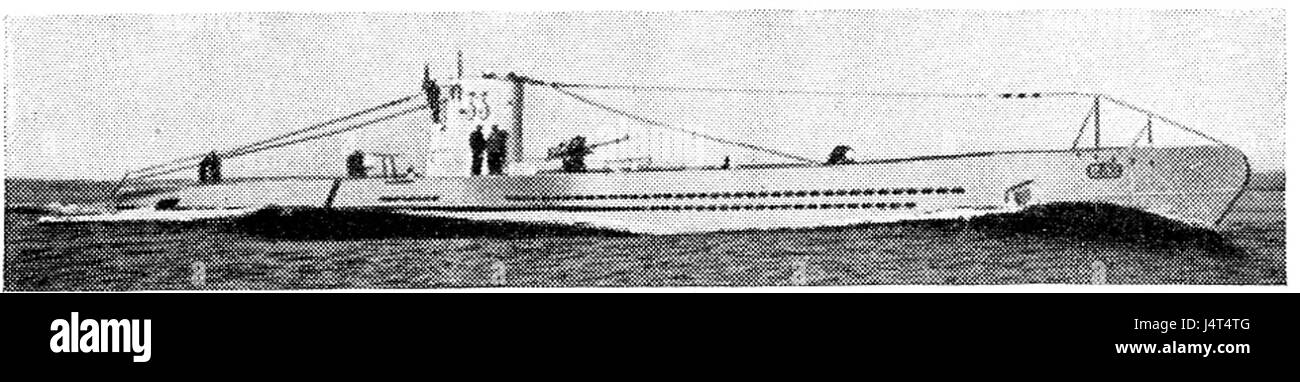 U 33   Unterseeboot (1936) in Brockhaus 1937 Stock Photo