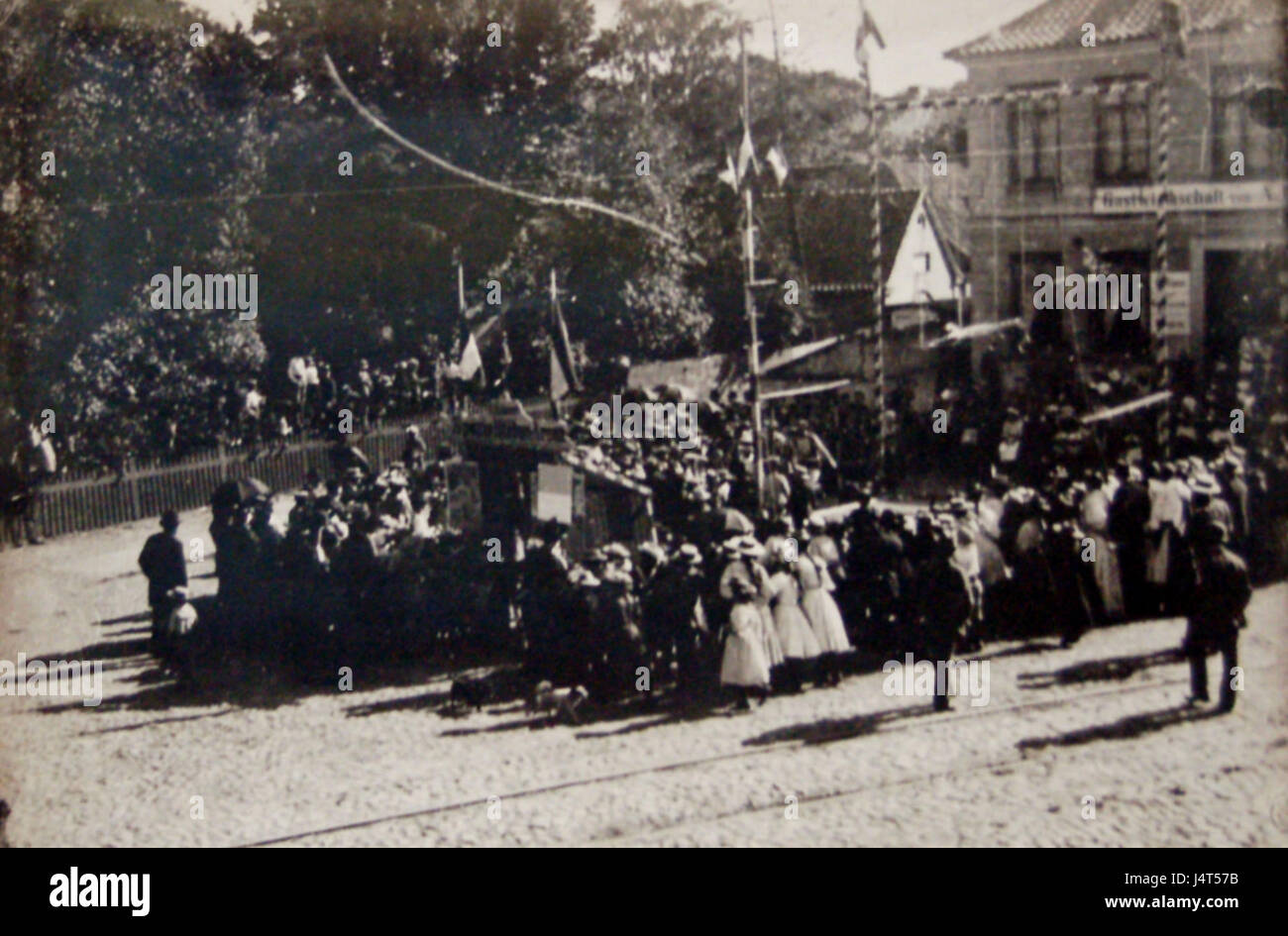 Uetersen Feier 1900 Stock Photo