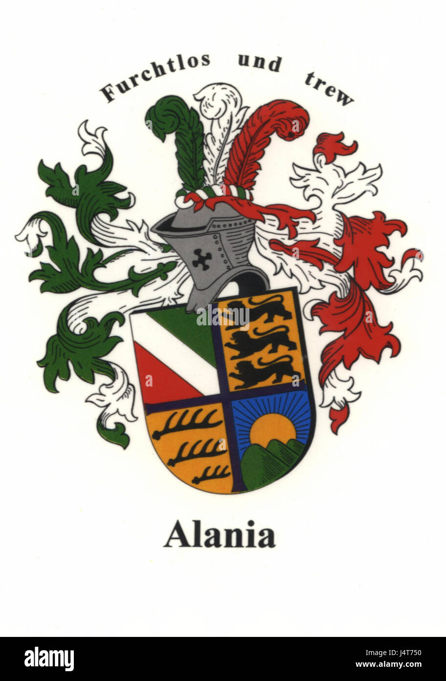 Wappen AV Alania Stuttgart Stock Photo