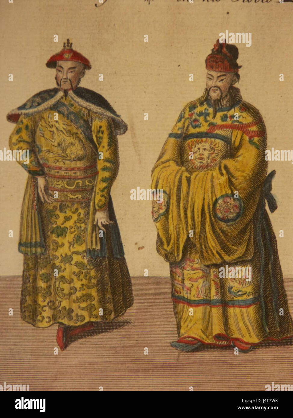 The emperor of China from 'The Universal Traveller' Stock Photo