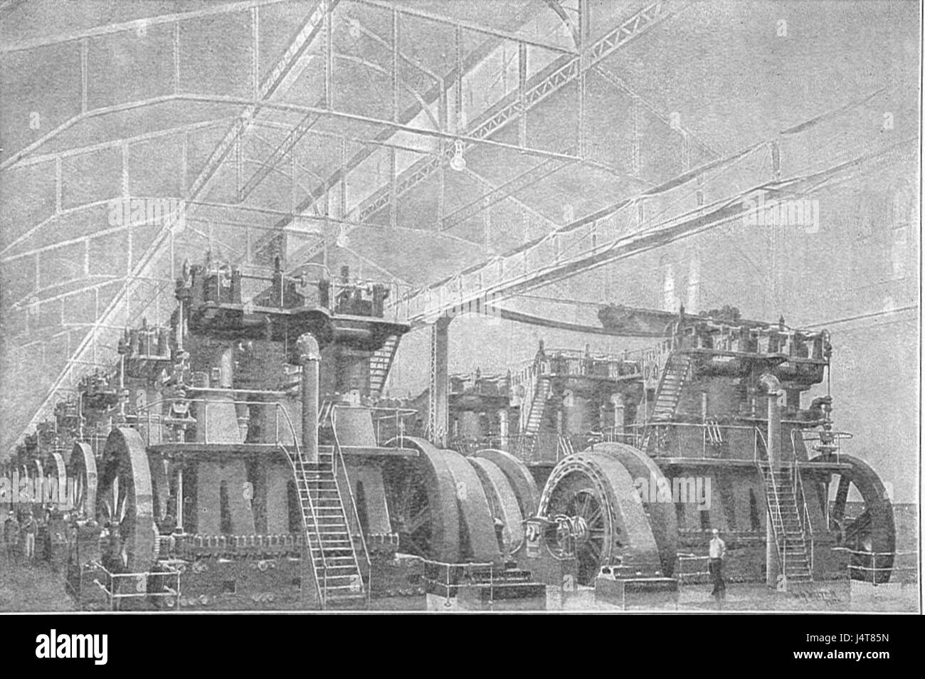 Westinghouse gas engine generating station (Rankin Kennedy, Electrical