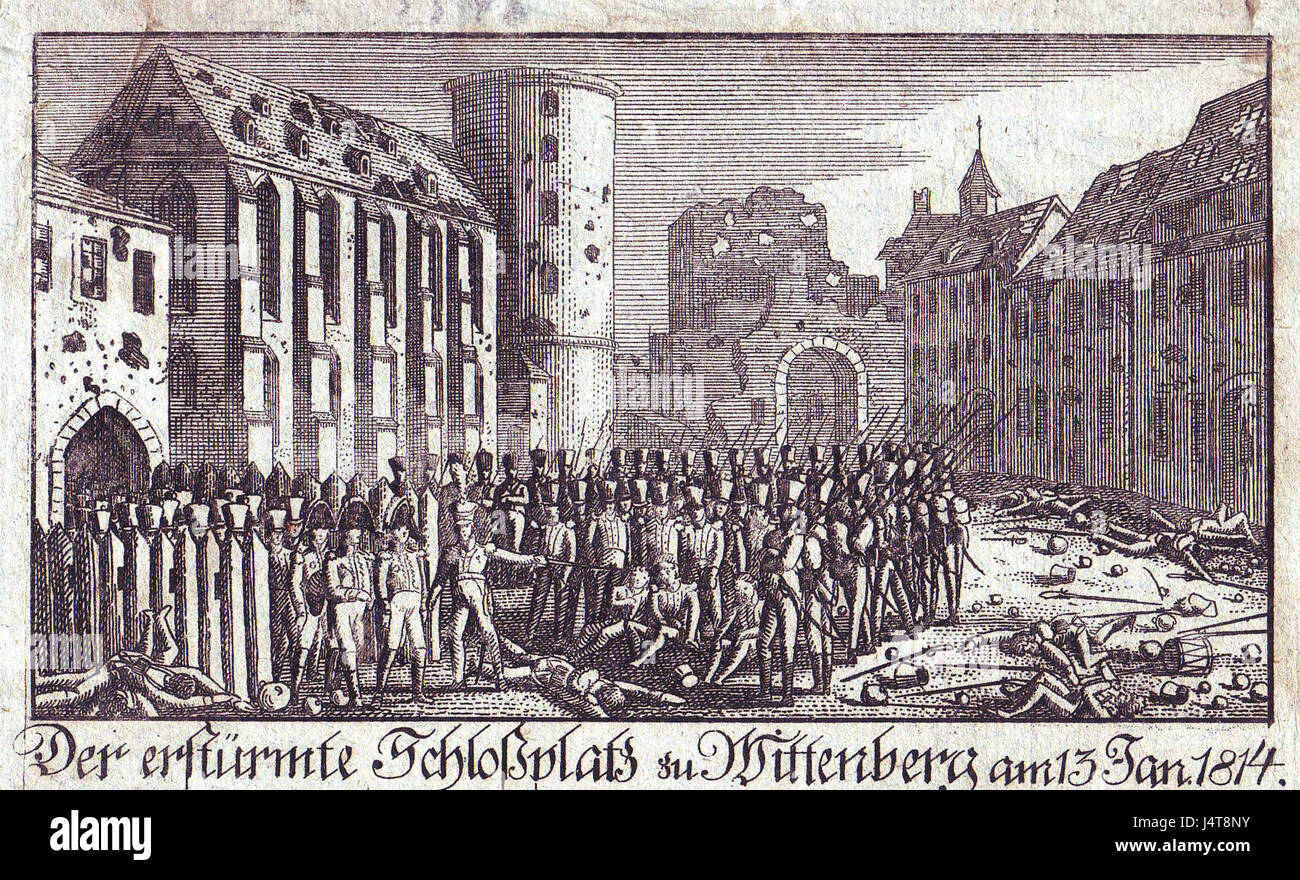 Wittenberg 13 1 1811 Stock Photo