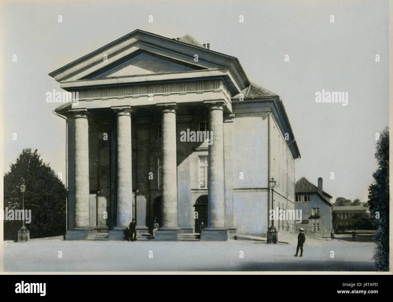 Theater Detmold vor 1890er Jahre Stock Photo