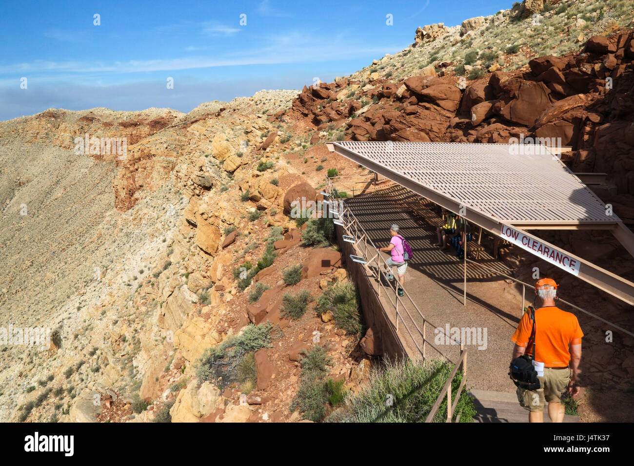 Observation Platform at the First Proven Meteor Crater in the world ...