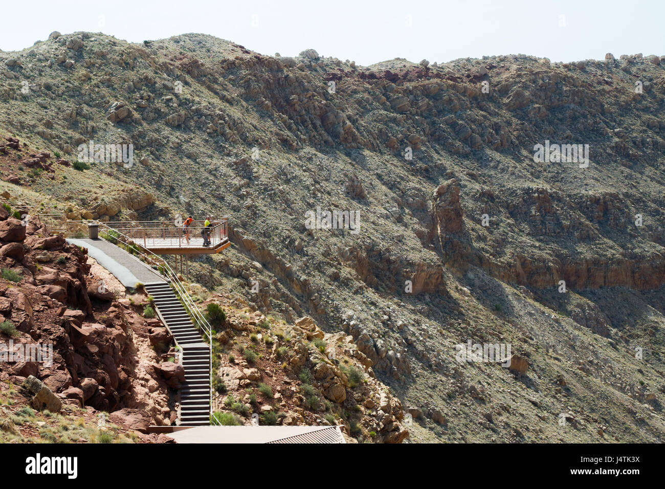 Observation Platform at the First Proven Meteor Crater in the world ...