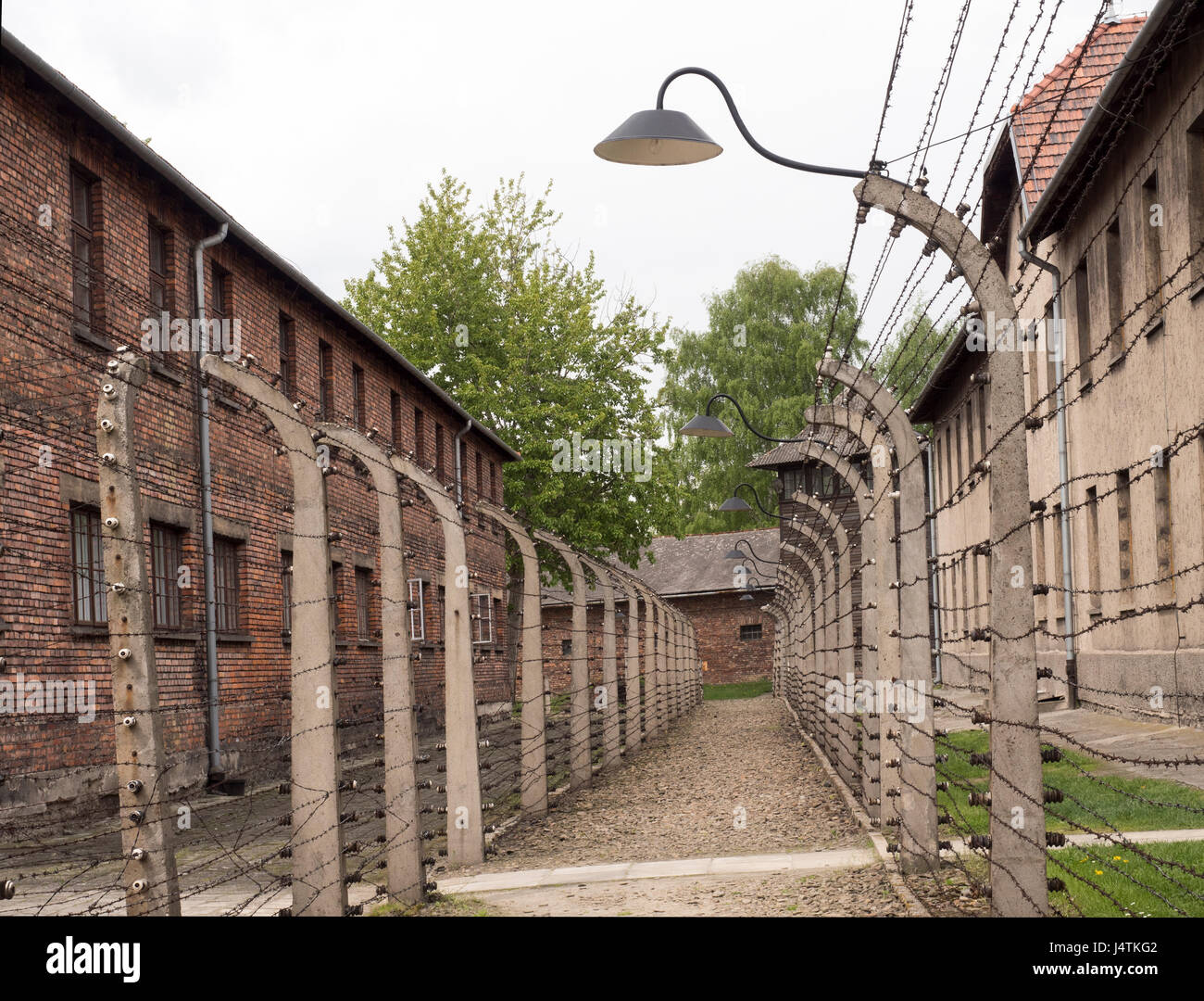 Auschwitz-Birkenau Concentration Camp, Poland, Stock Photo