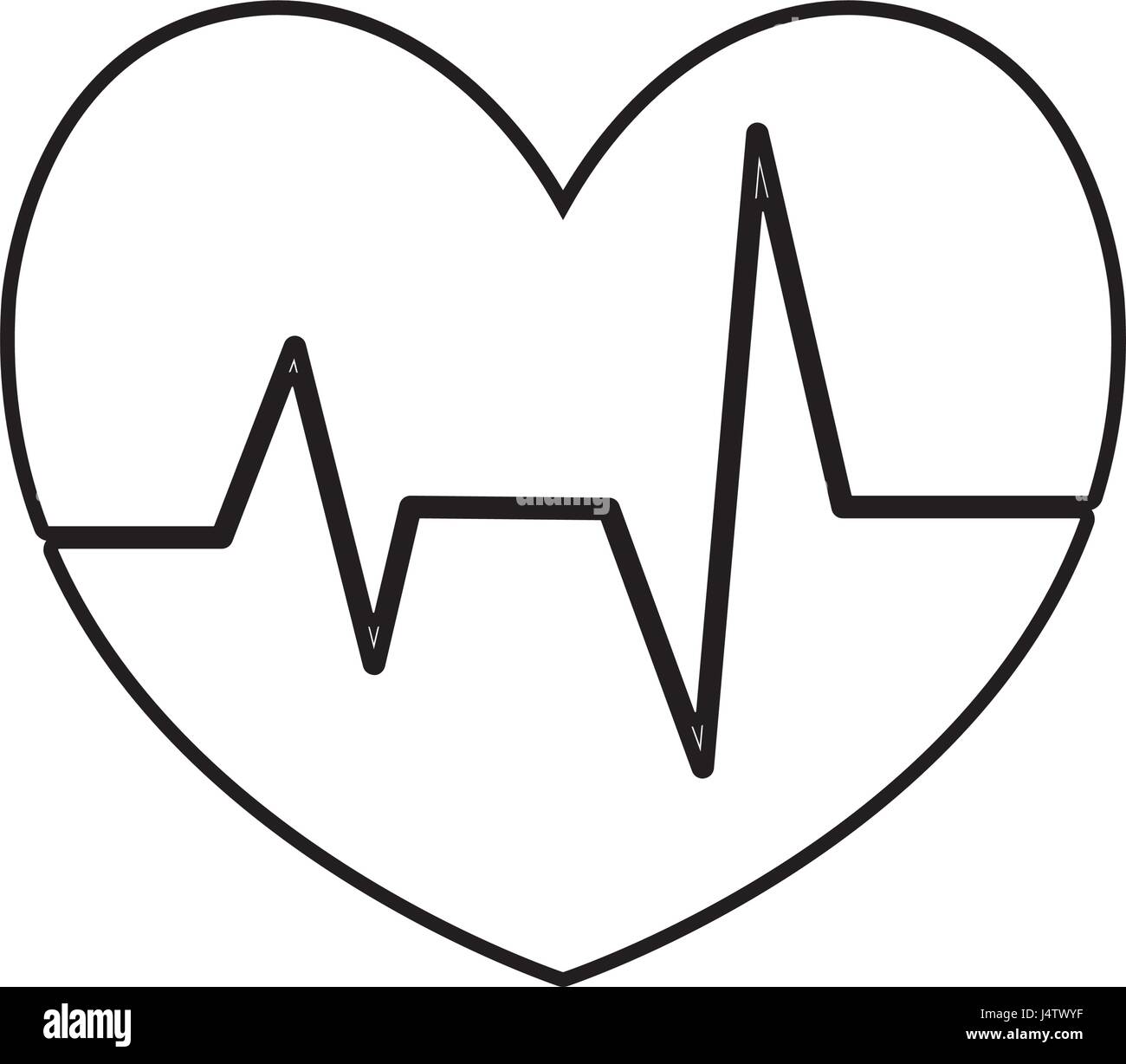 cardio heart icon Stock Vector Image & Art - Alamy