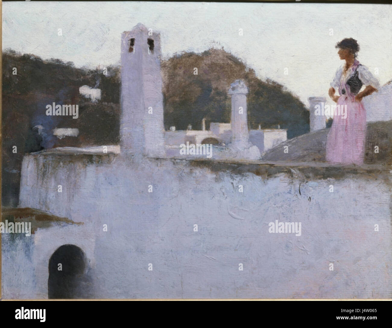 View of Capri by John Singer Sargent Stock Photo