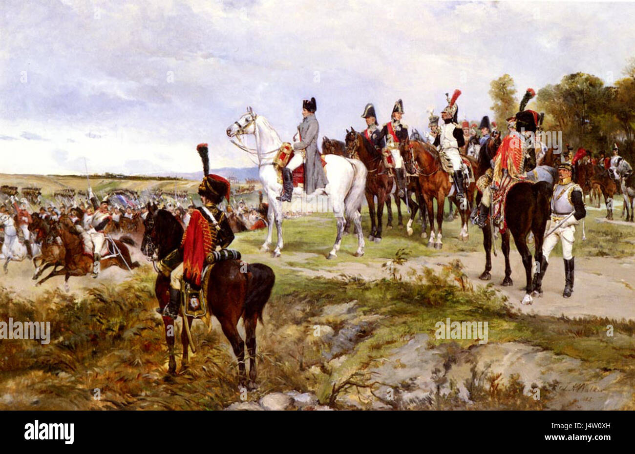 Walker James Alexander Napoleon Watching The Battle Of Friedland 1807 ...