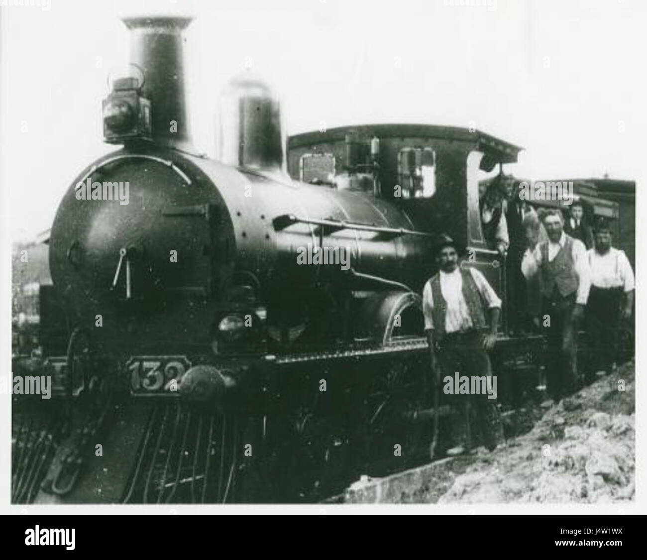 Yinnar Railway Station Train 1903 Stock Photo Alamy