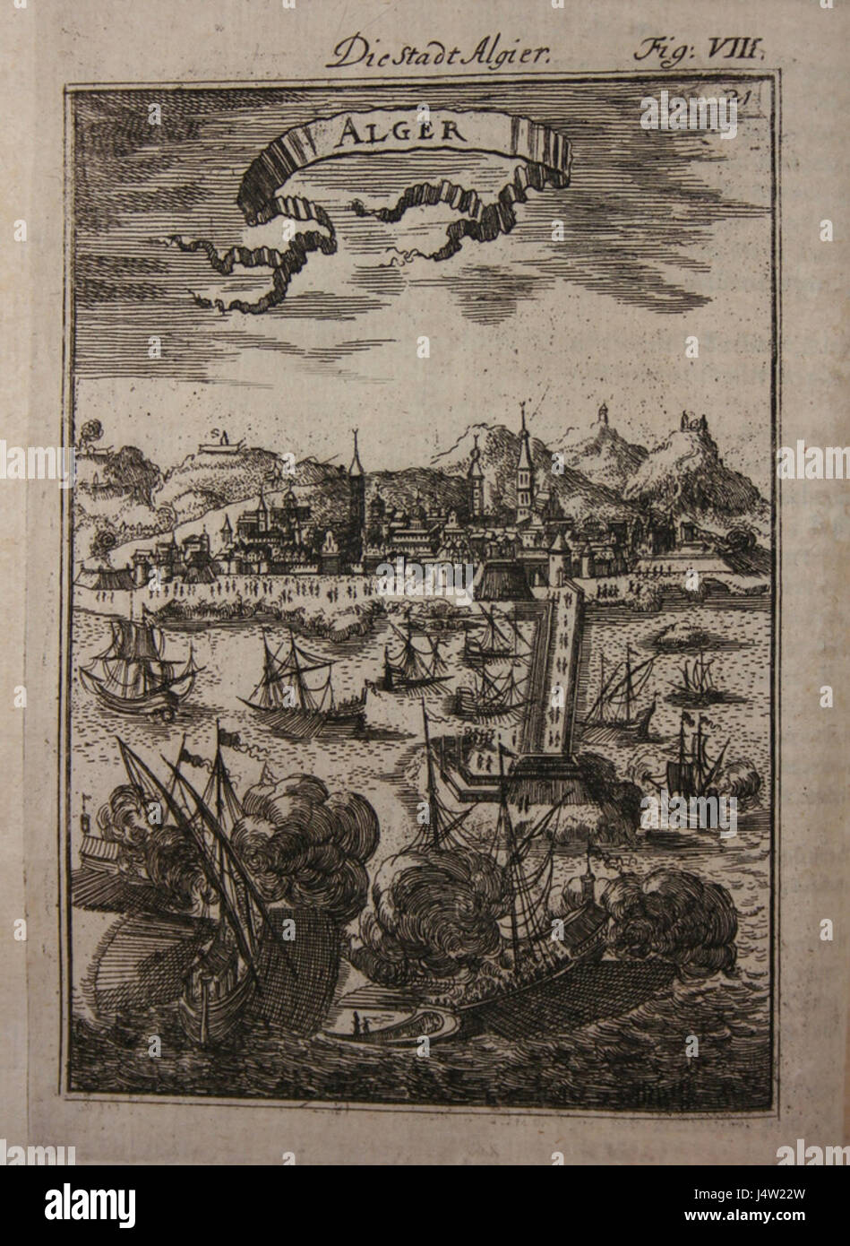 Old map of algiers hires stock photography and images Alamy