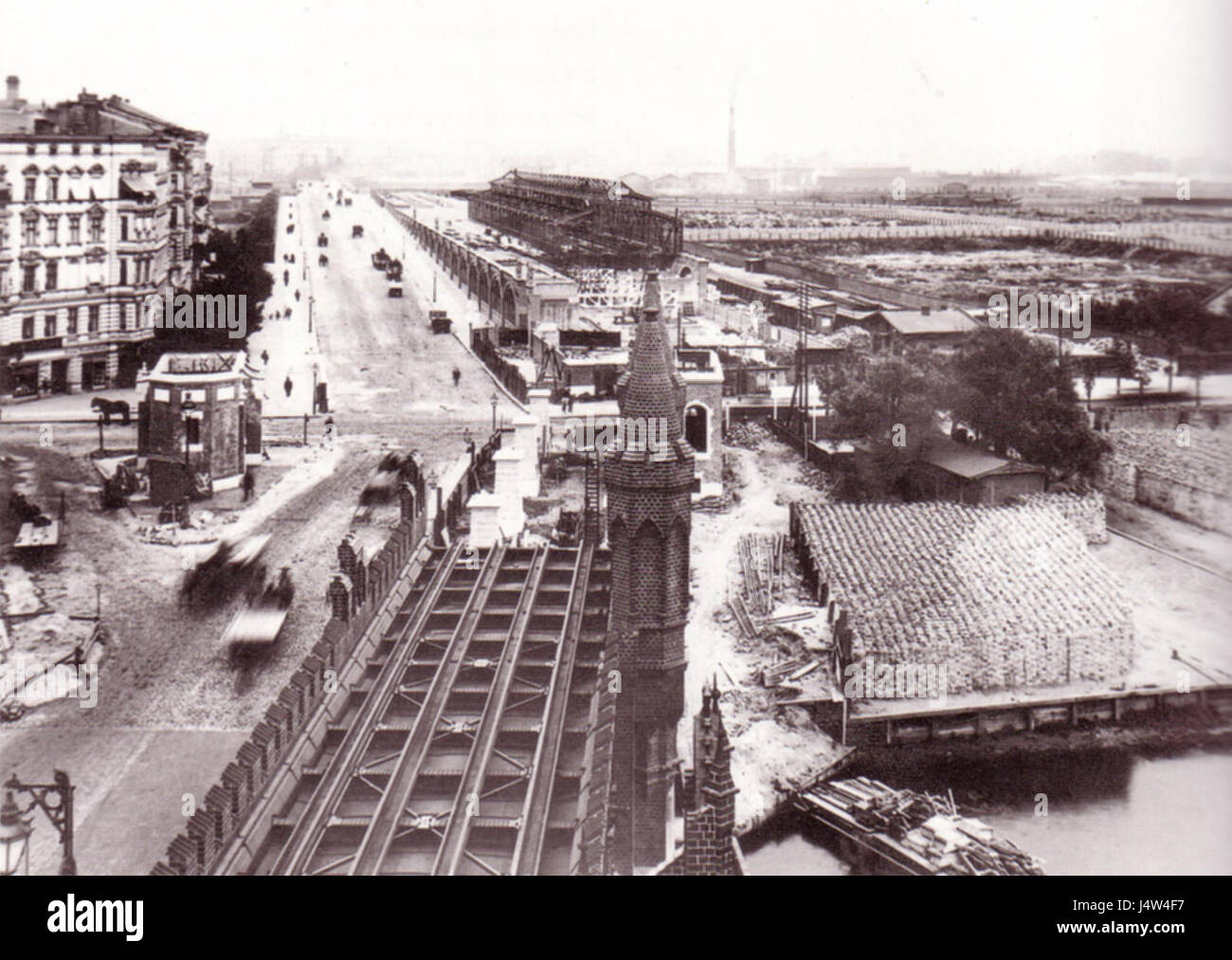 U Bahn Berlin Stralauer Tor Osthafen Bau 1901 Stock Photo Alamy