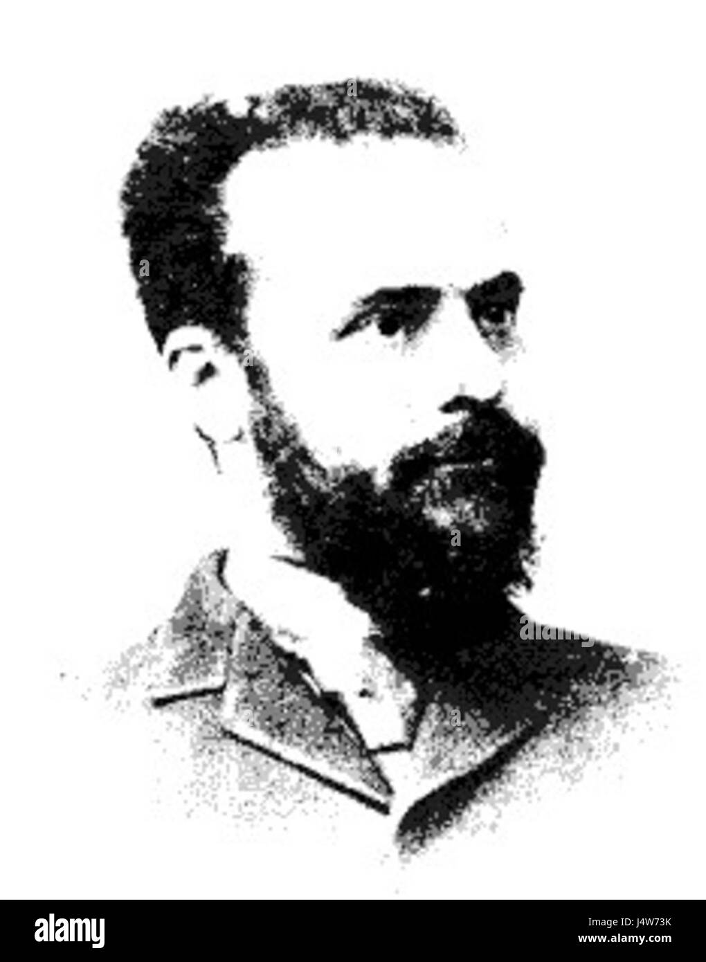 Vilfredo Pareto was an Italian sociologist and economist, best known for his contributions to the study of inequality and wealth distribution. Stock Photo