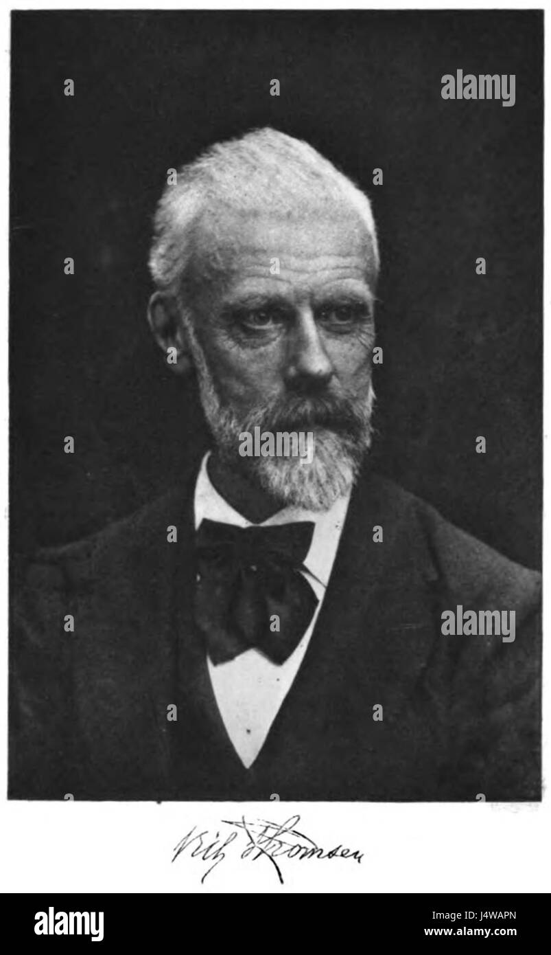 Vilhelm Thomsen 1912 Stock Photo - Alamy
