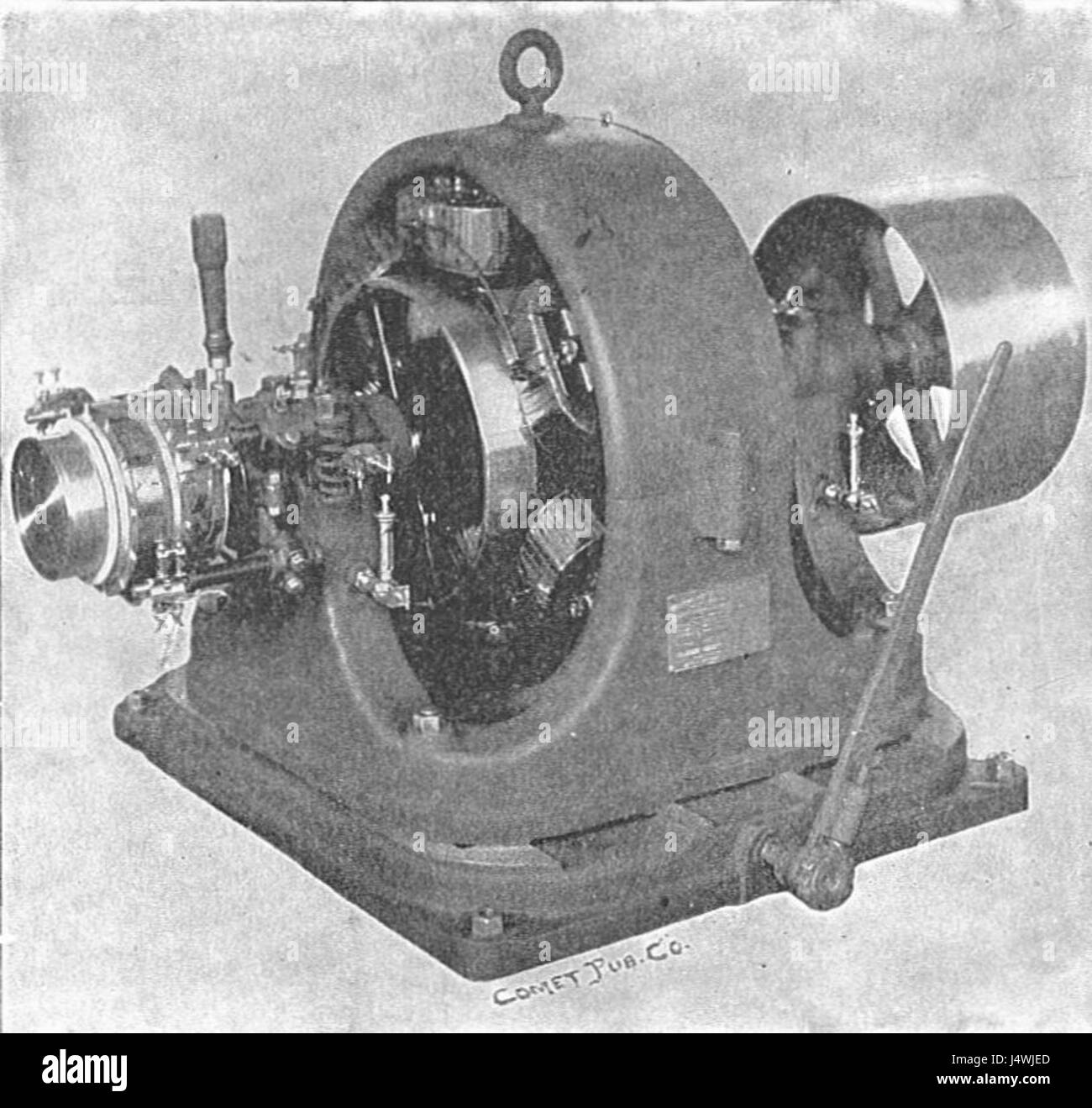Westinghouse arc lamp generator (Rankin Kennedy, Electrical