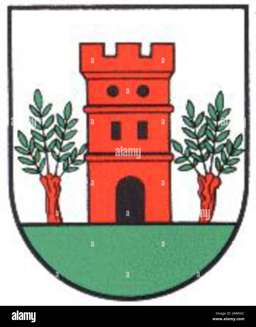 Wappen at weitersfelden Stock Photo