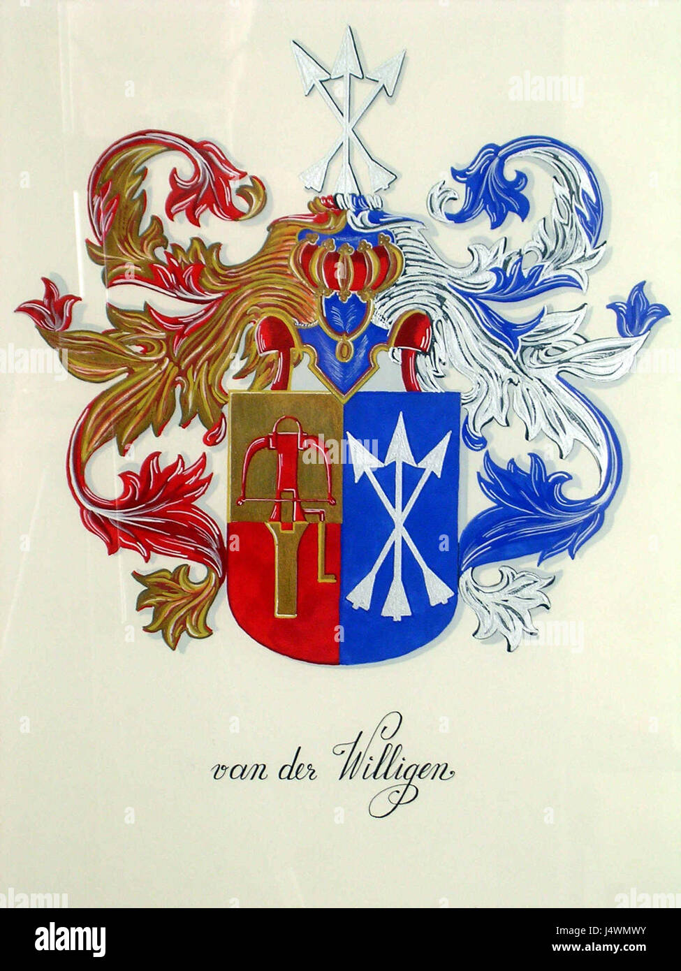 Wapen van der Willigen Stock Photo Alamy