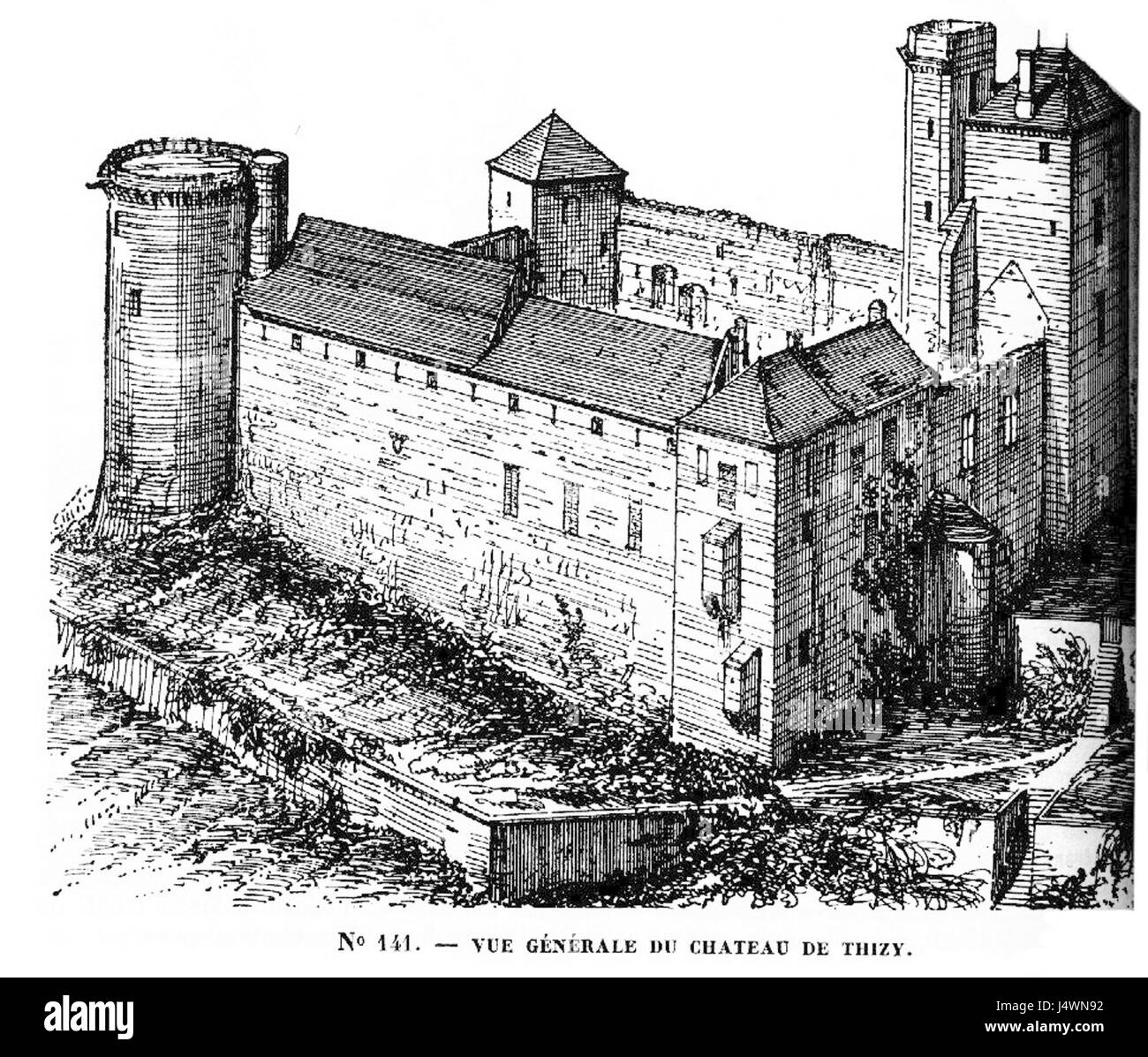 Thizy (Yonne) chateau Stock Photo Alamy