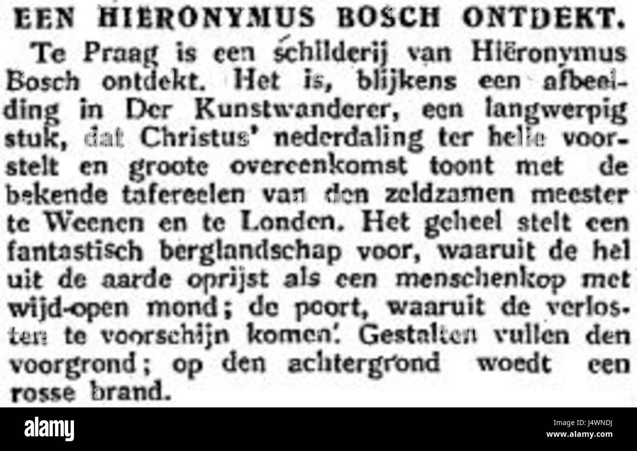 Vaderland 1926 05 17 Avondblad C p 2 article 01 Stock Photo