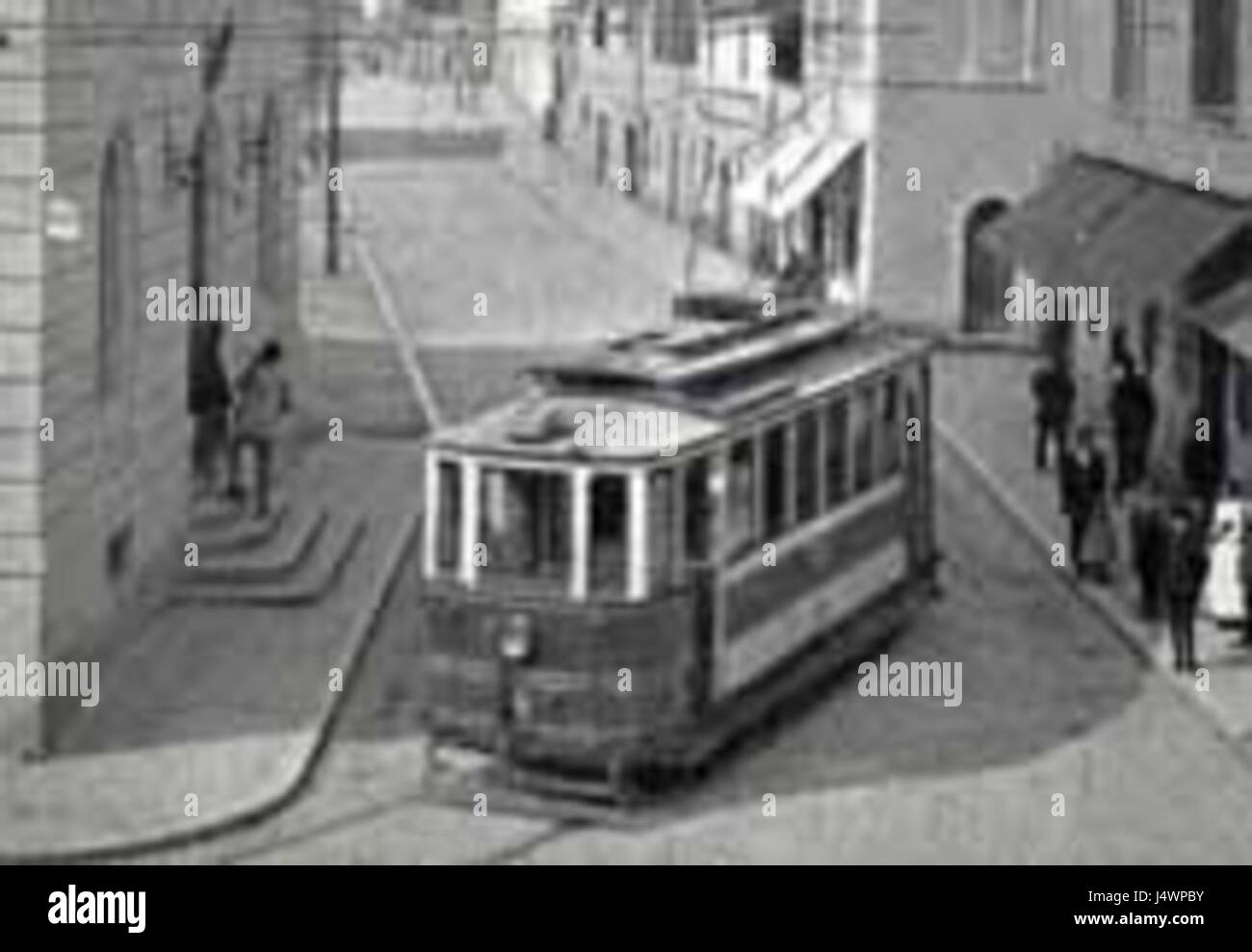 Tram Anzio Nettuno Stock Photo