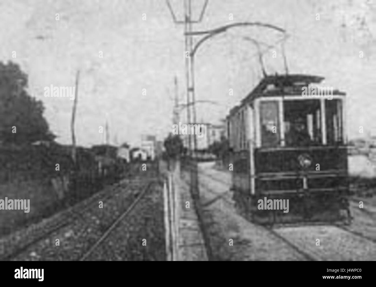 Tranvia Anzio Nettuno Stock Photo