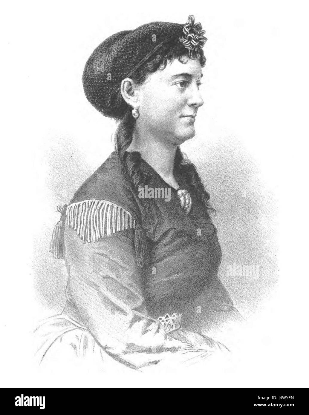 Zelma Hedin 1867 Stock Photo