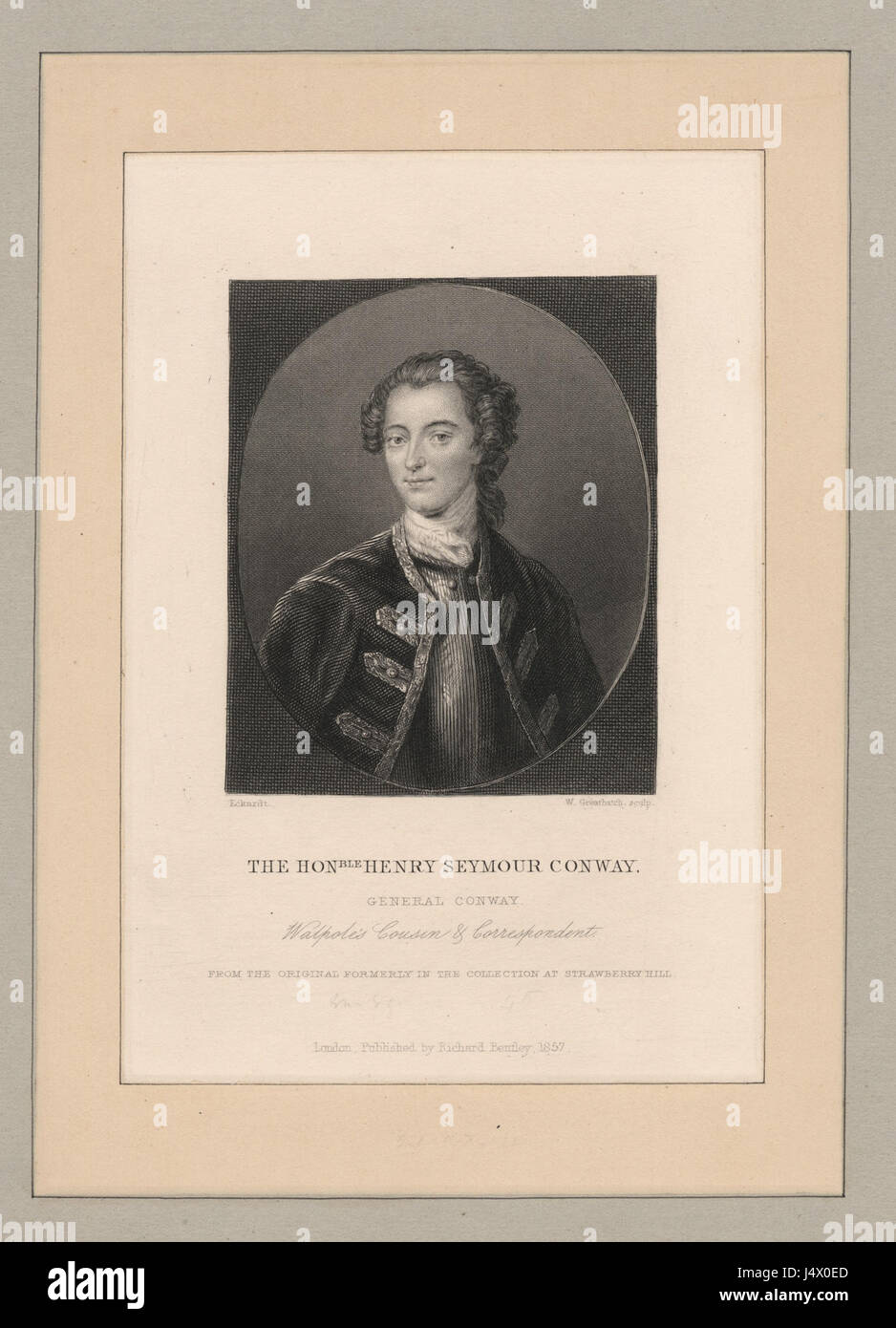 The Honble. Henry Seymour Conway (NYPL NYPG94 F43 419849) Stock Photo