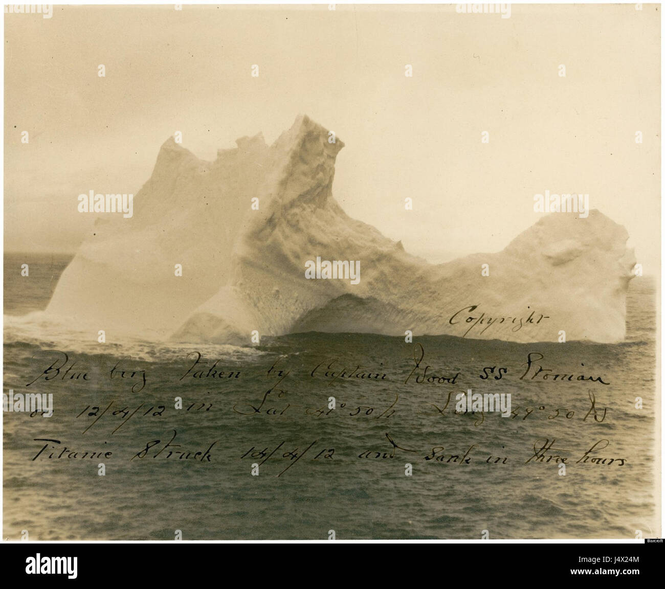 Titanic Iceberg 1912 Stock Photo - Alamy