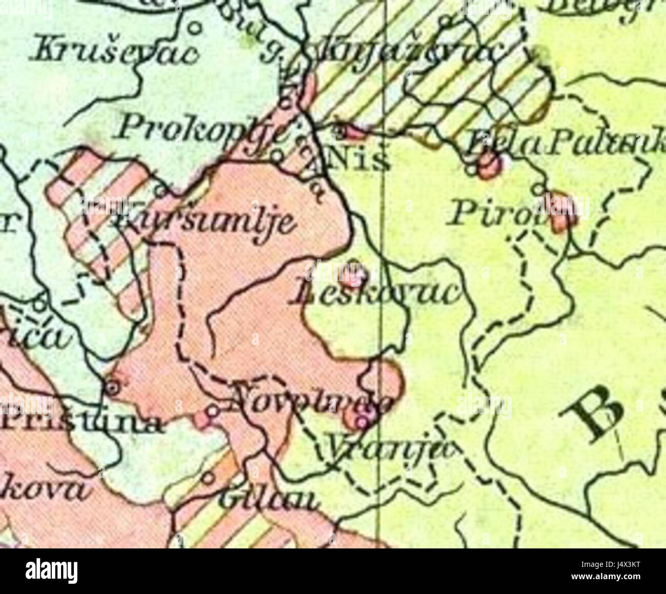 Toplica Toplica Morava Andreemap Stock Photo - Alamy