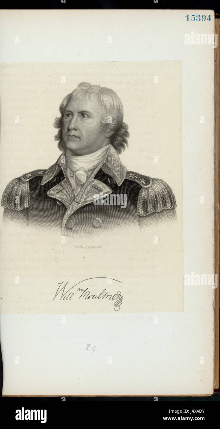 Will. Moultrie (NYPL Hades 257470 EM15394) Stock Photo