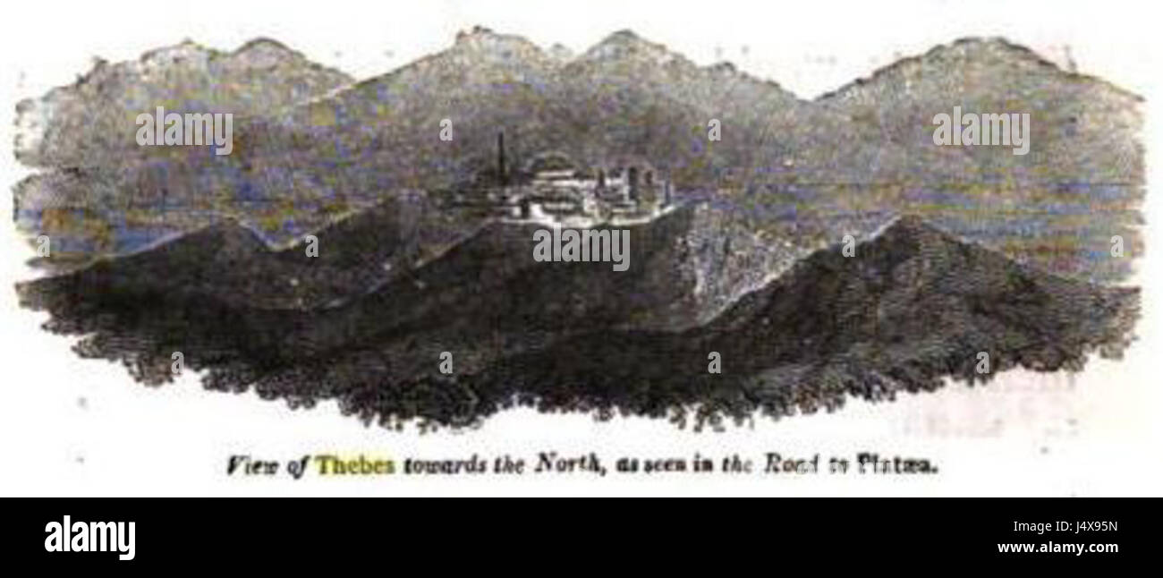 Map of thebes hi-res stock photography and images - Alamy