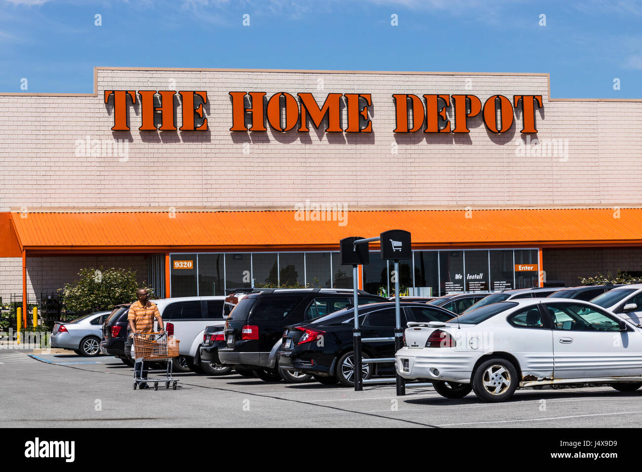 Indianapolis - Circa May 2017: Home Depot Location. Home Depot is the Largest Home Improvement Retailer in the US VI Stock Photo