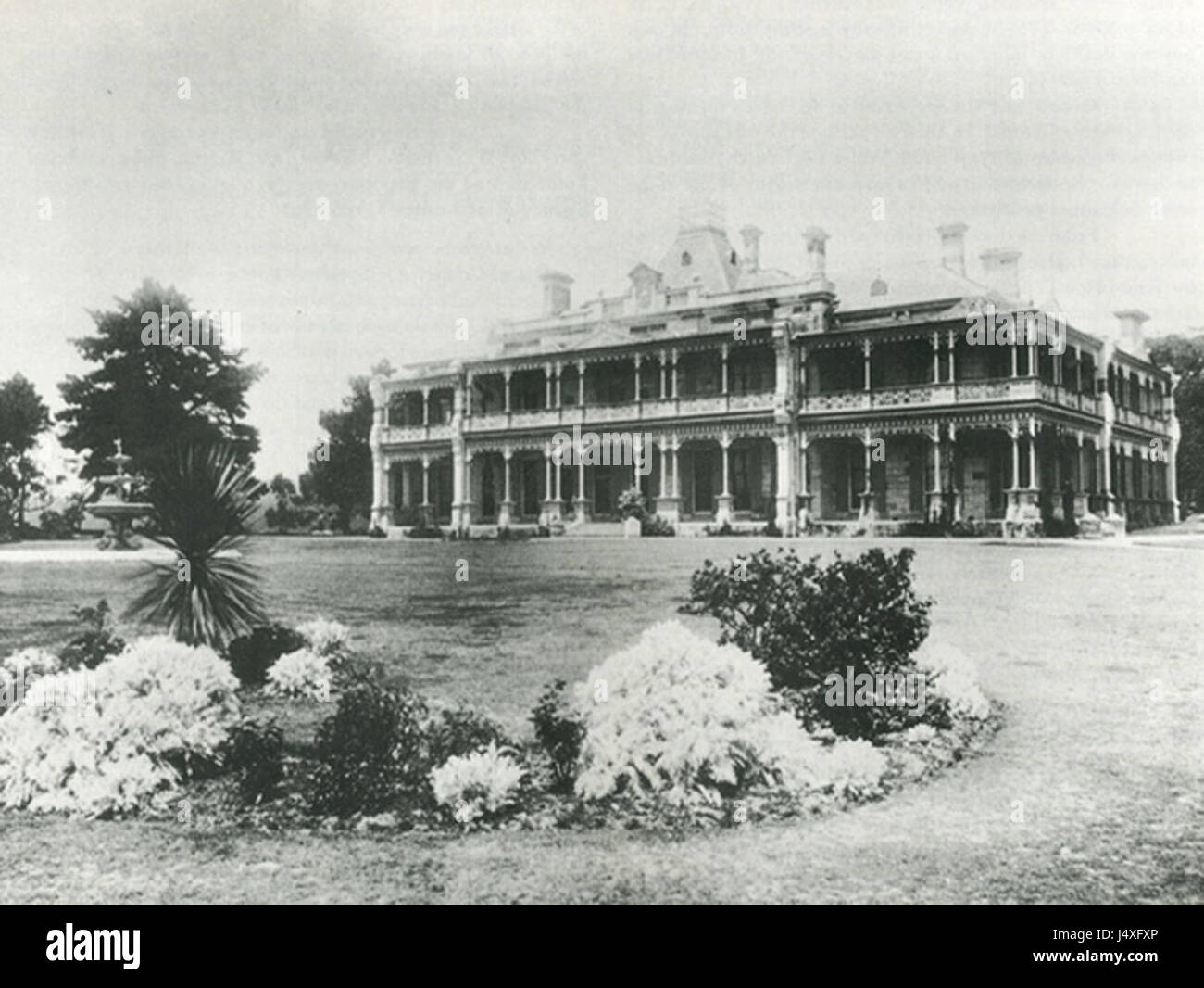 Woollahra House circa 1885 Stock Photo