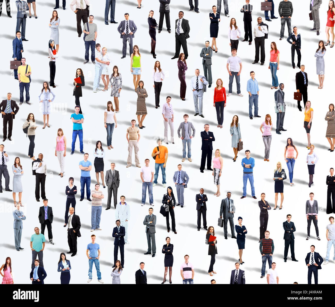 Many the isolated portraits of people Stock Photo - Alamy