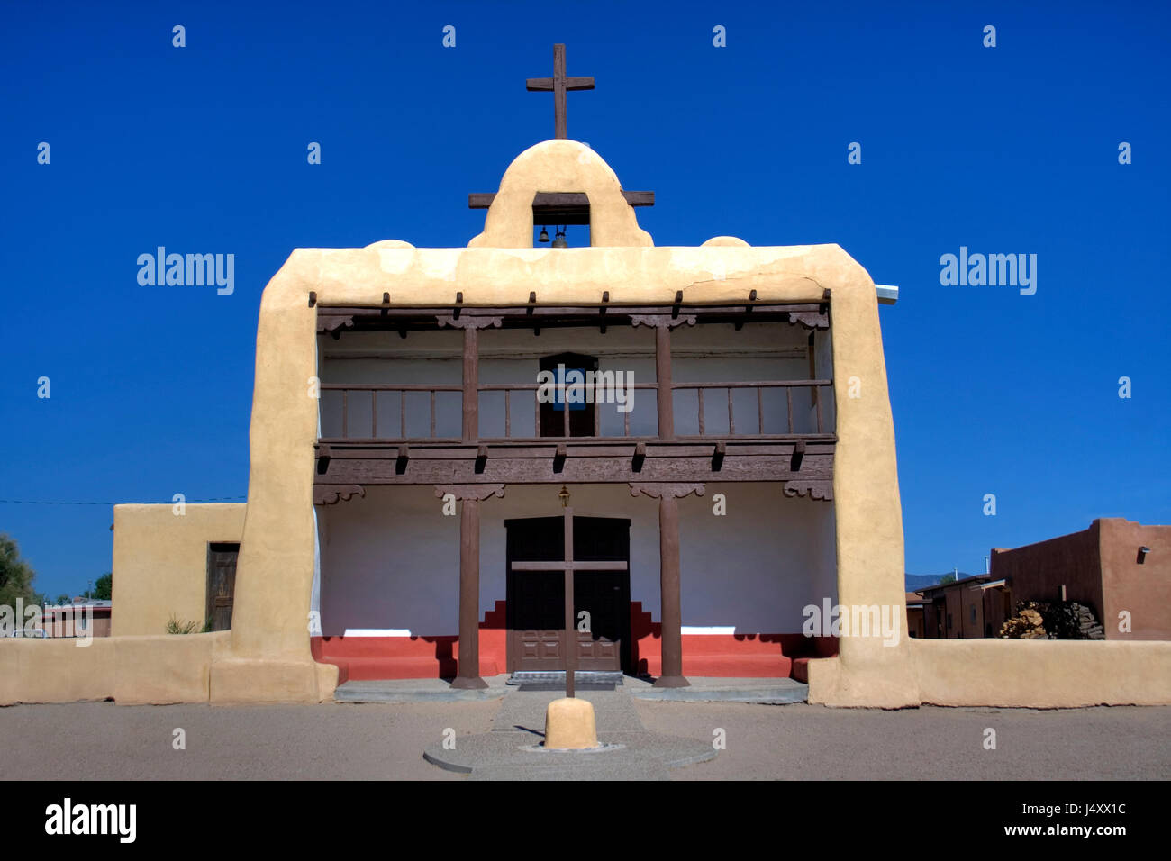 Cochiti Pueblo Church Stock Photo Alamy