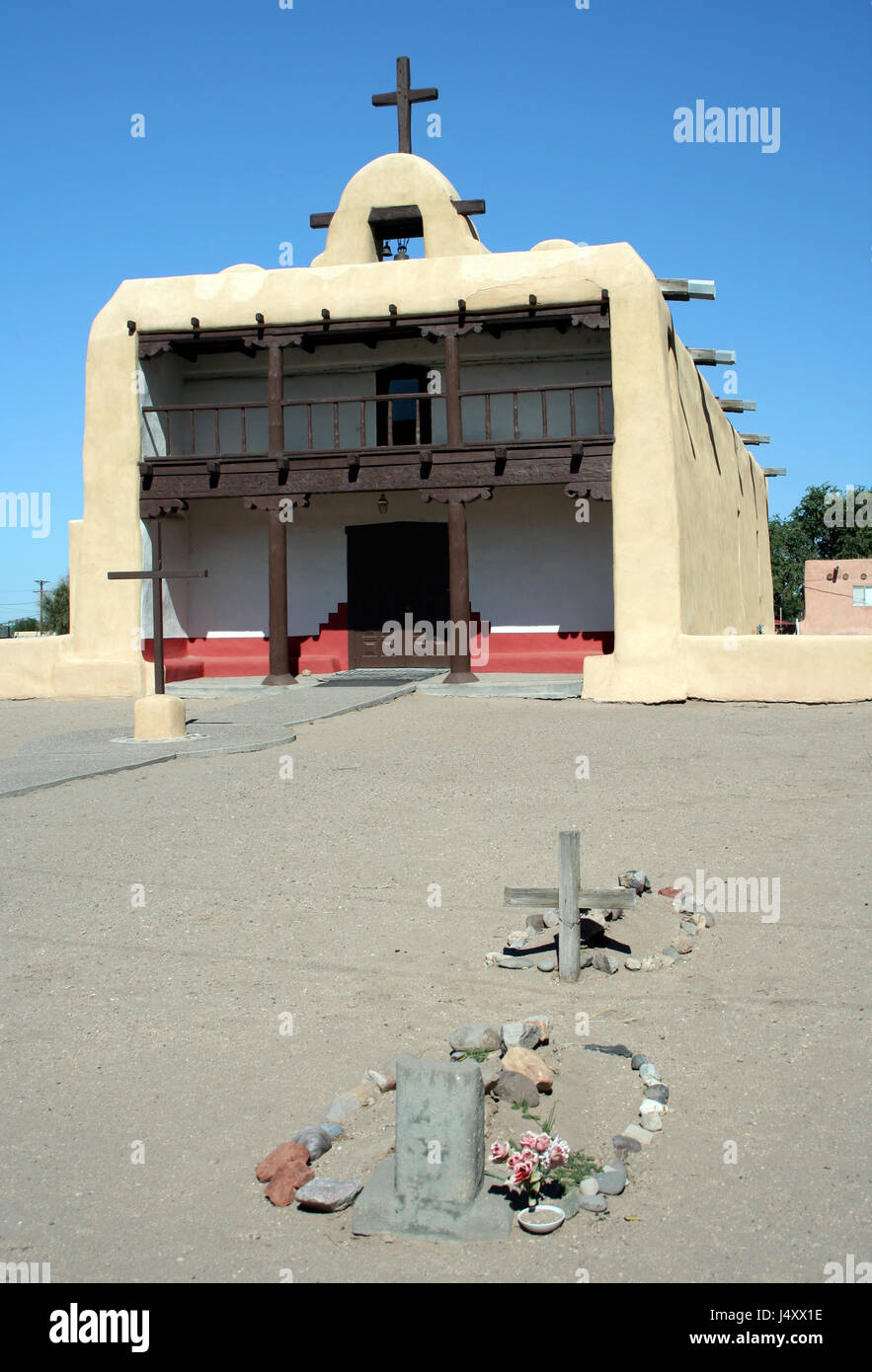 Cochiti Pueblo Church Stock Photo Alamy