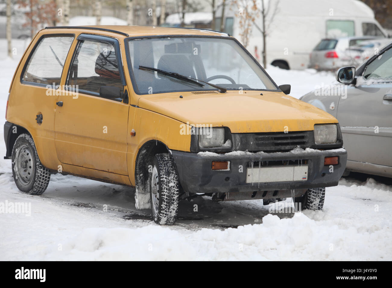 St. Petersburg, Russia, November 13, 2016 Minicar VAZ-1111