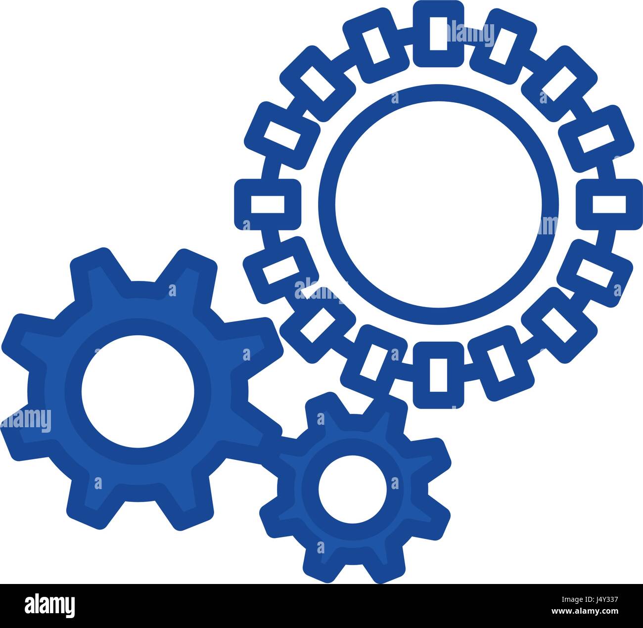 gear wheels icon Stock Vector Image & Art - Alamy
