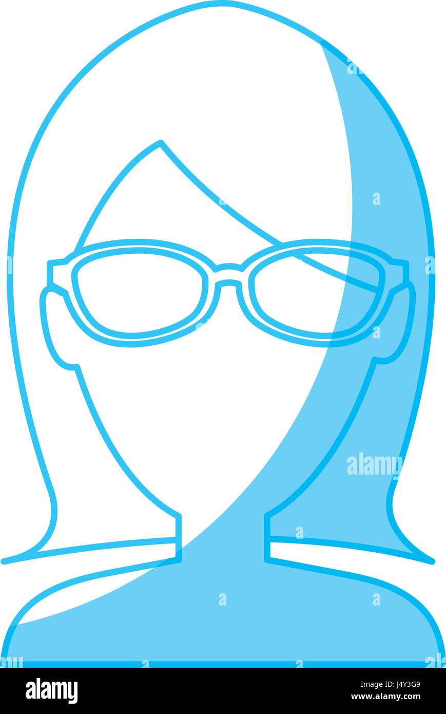 woman with glasses icon Stock Vector Image & Art - Alamy