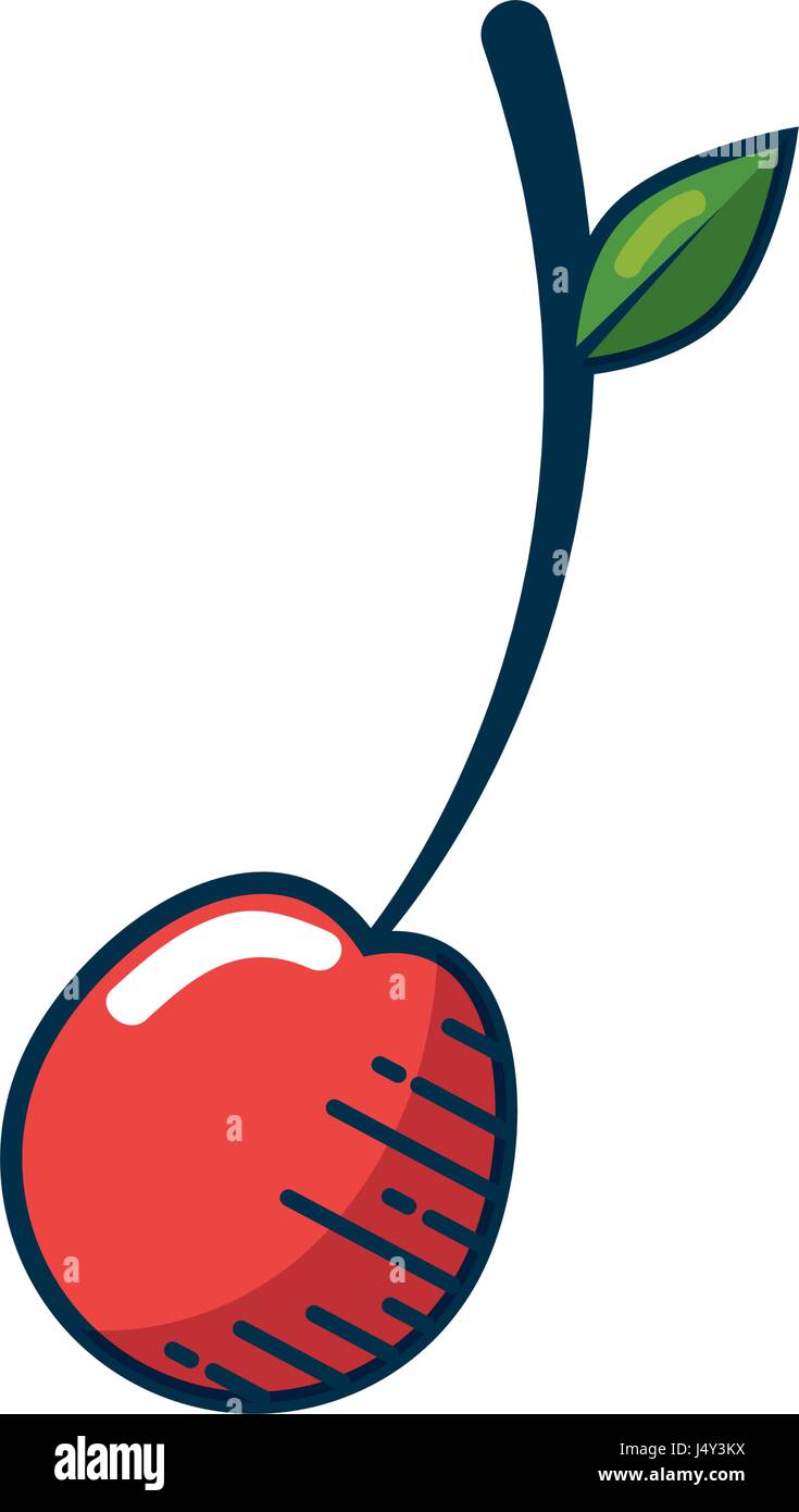 cherry fruit icon Stock Vector Image & Art - Alamy
