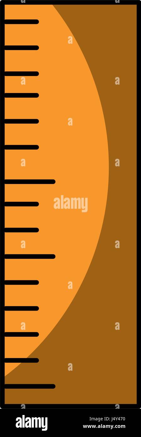 Ruler school utensil icon hi-res stock photography and images - Alamy