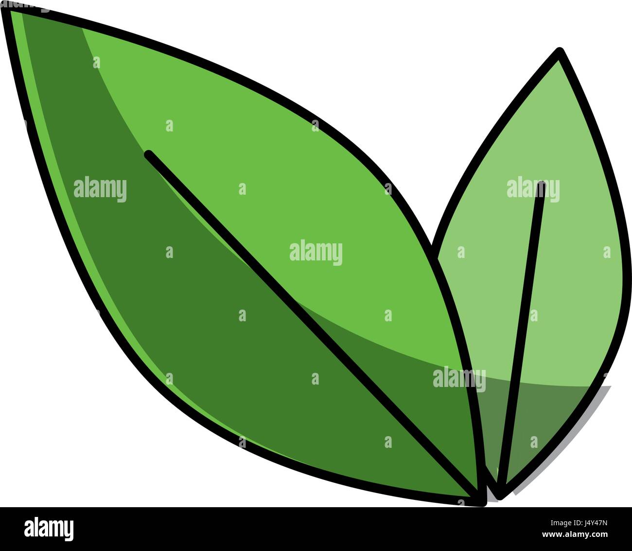 leaves icon image Stock Vector Image & Art - Alamy