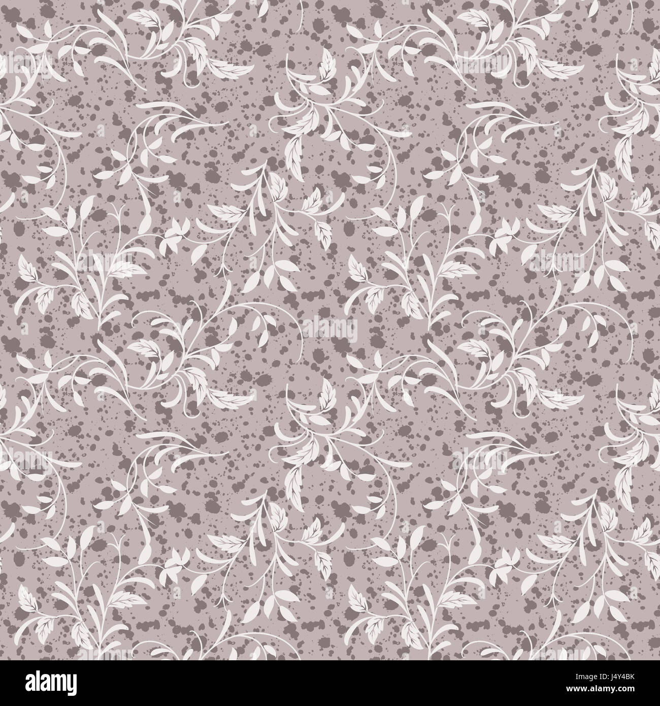 Seamless textured floral background pattern illustration Stock Photo ...