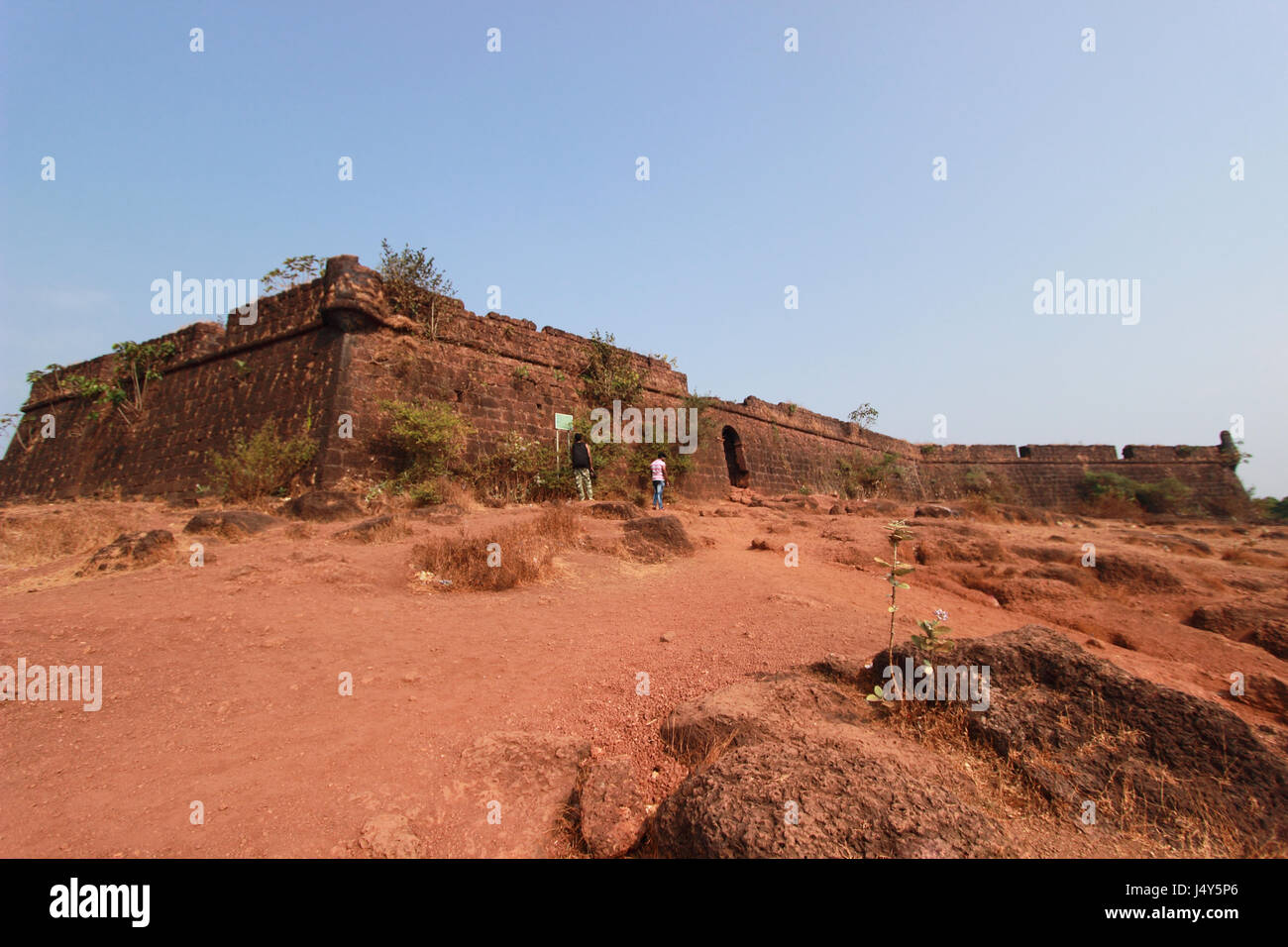 Chapora Fort in Goa, India Stock Photo