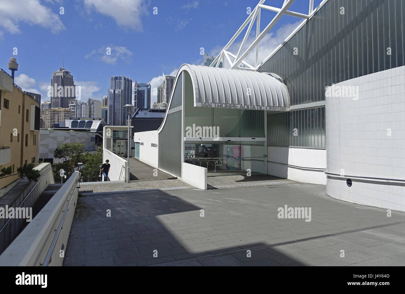 The Ian Thorpe Aquatic Centre (ITAC), Ultimo, Sydney, NSW, Australia – named in honour of five-time Gold Medal winning Olympic champion, Ian Thorpe Stock Photo