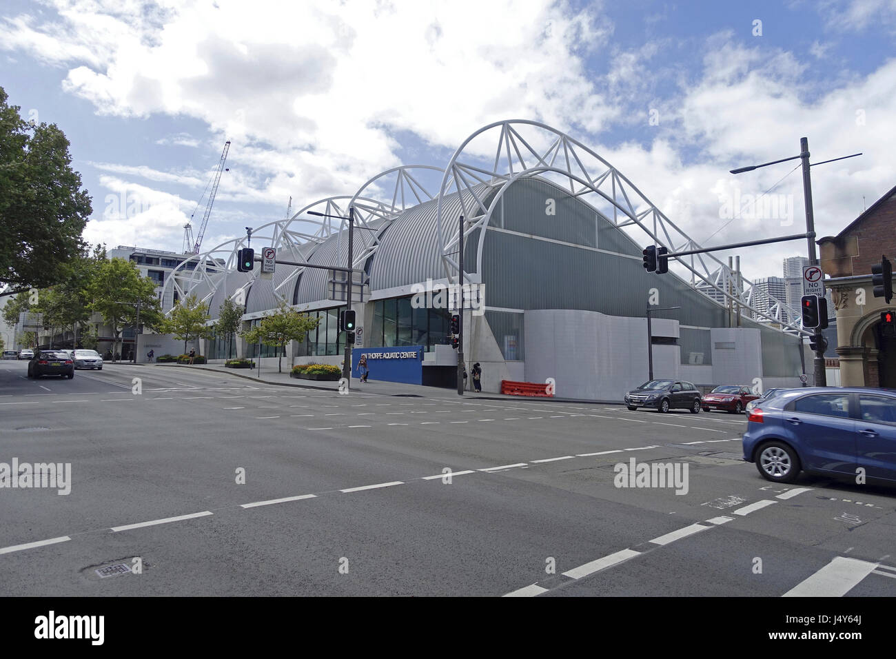 The Ian Thorpe Aquatic Centre (ITAC), Ultimo, Sydney, NSW, Australia – named in honour of five-time Gold Medal winning Olympic champion, Ian Thorpe Stock Photo